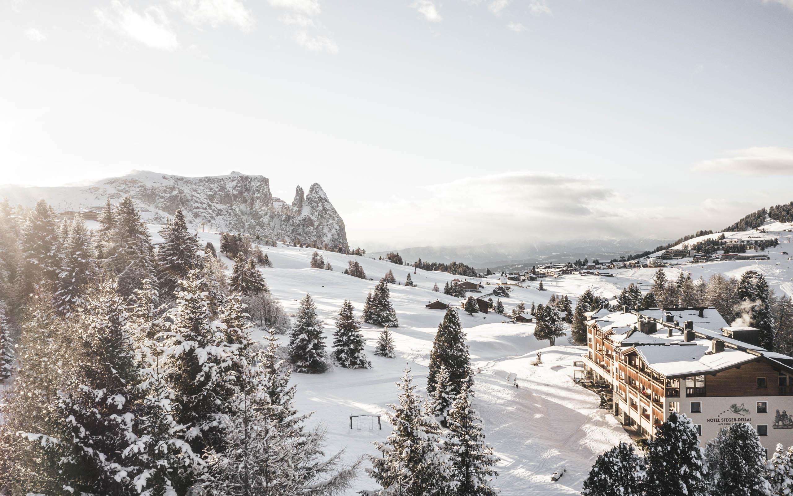 Hotel Steger-Dellai Alpe Di Siusi Exterior foto